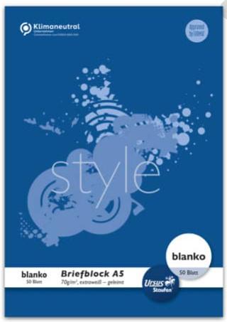 Briefblock A5 blanko 50Blatt