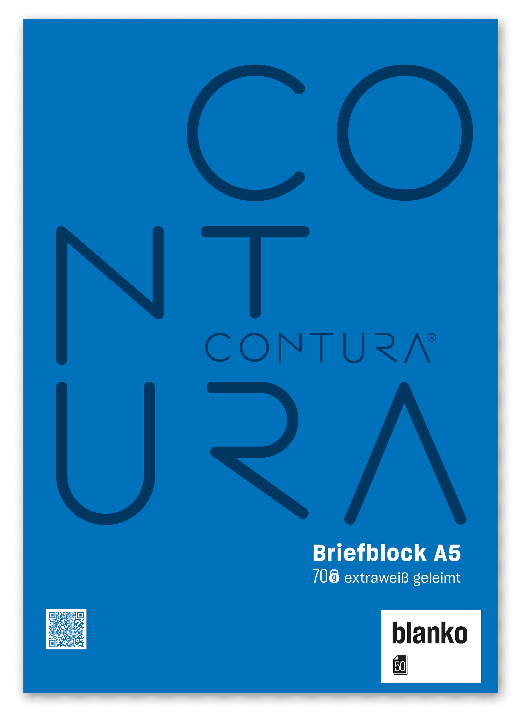 Contura Briefblock A5 50 Blatt 70g/m² blanko