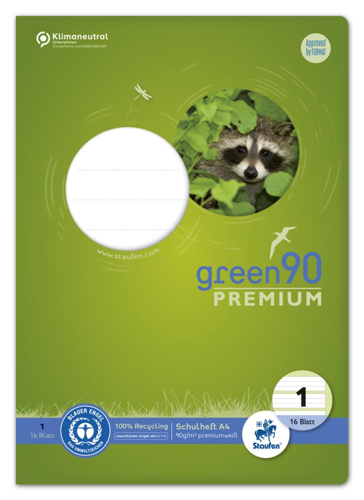 Produktbild Ursus Green Premium Heft A4 16 Blatt Lineatur 1 farbig 4 von 4