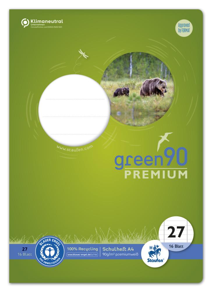Produktbild Ursus Green Premium Heft A4 16 Blatt Lineatur 27 liniert 3 von 4