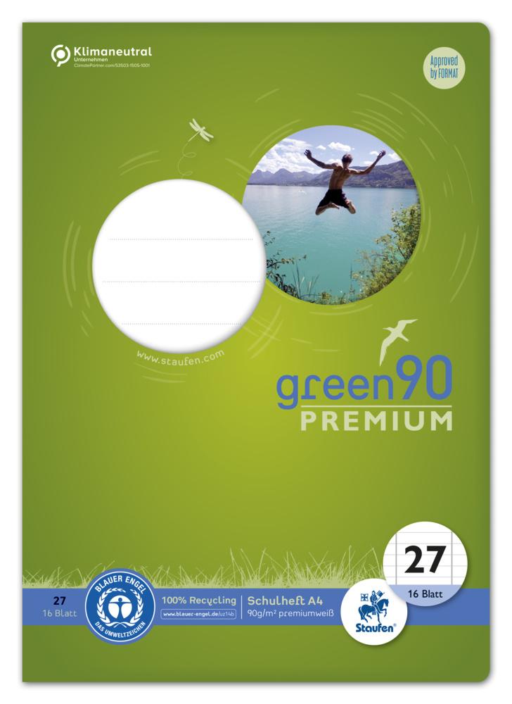 Ursus Green Premium Heft A4 16 Blatt Lineatur 27 liniert