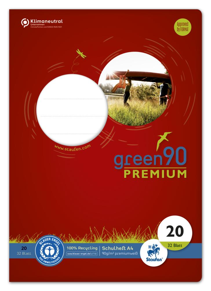 Produktbild Ursus Green Premium Heft A4 32 Blatt Lineatur 20 blanko 3 von 4