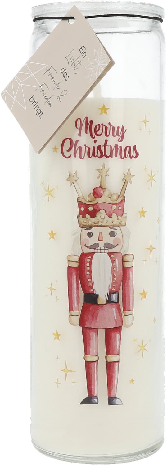 Hofer Wunschglas Merry Christmas Nussknacker