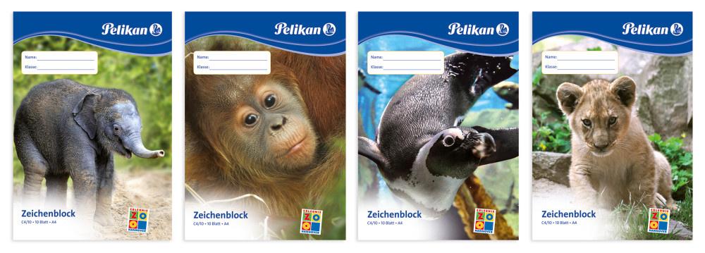 Produktbild Pelikan Zeichenblock A3 sortiert 10 Blatt 100g/qm 8 von 10