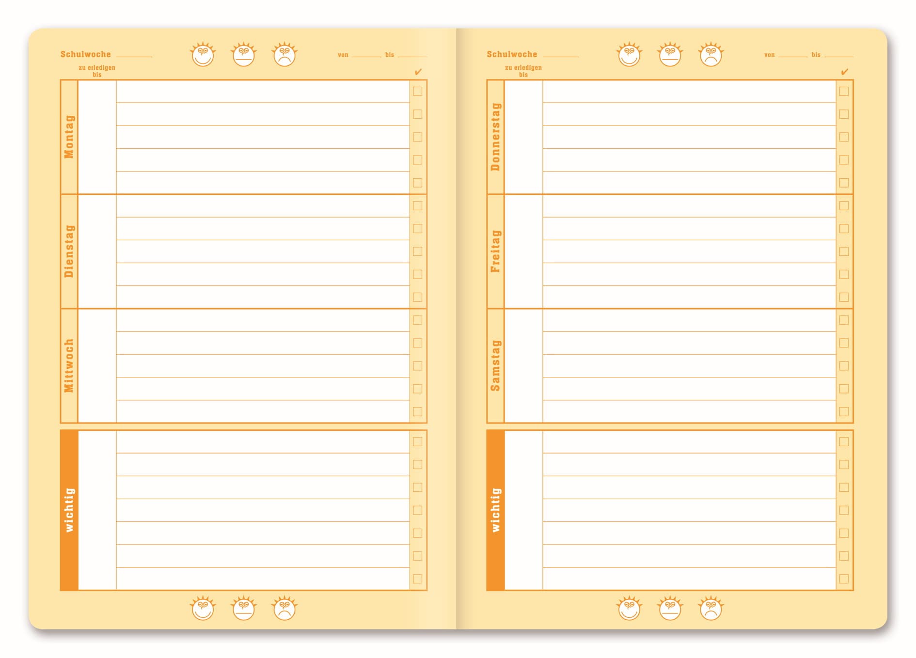 Ursus OE Heftplaner FX65c A5 48 Blatt