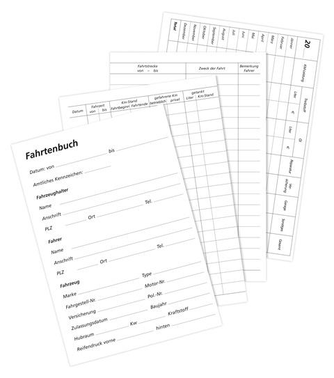 Produktbild OMEGA Fahrtenbuch 831 A5 hoch 1x50 Blatt 4 von 5