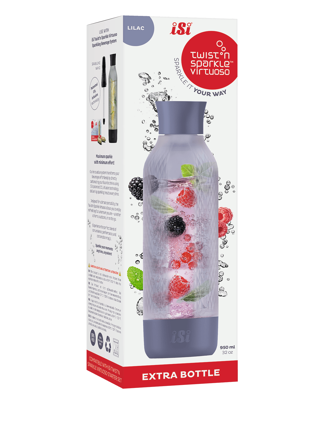 iSi Soda Twist'n Sparkle Virtuoso Zusatzflasche