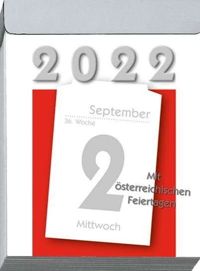 Tagesabreißkalender 55x80mm