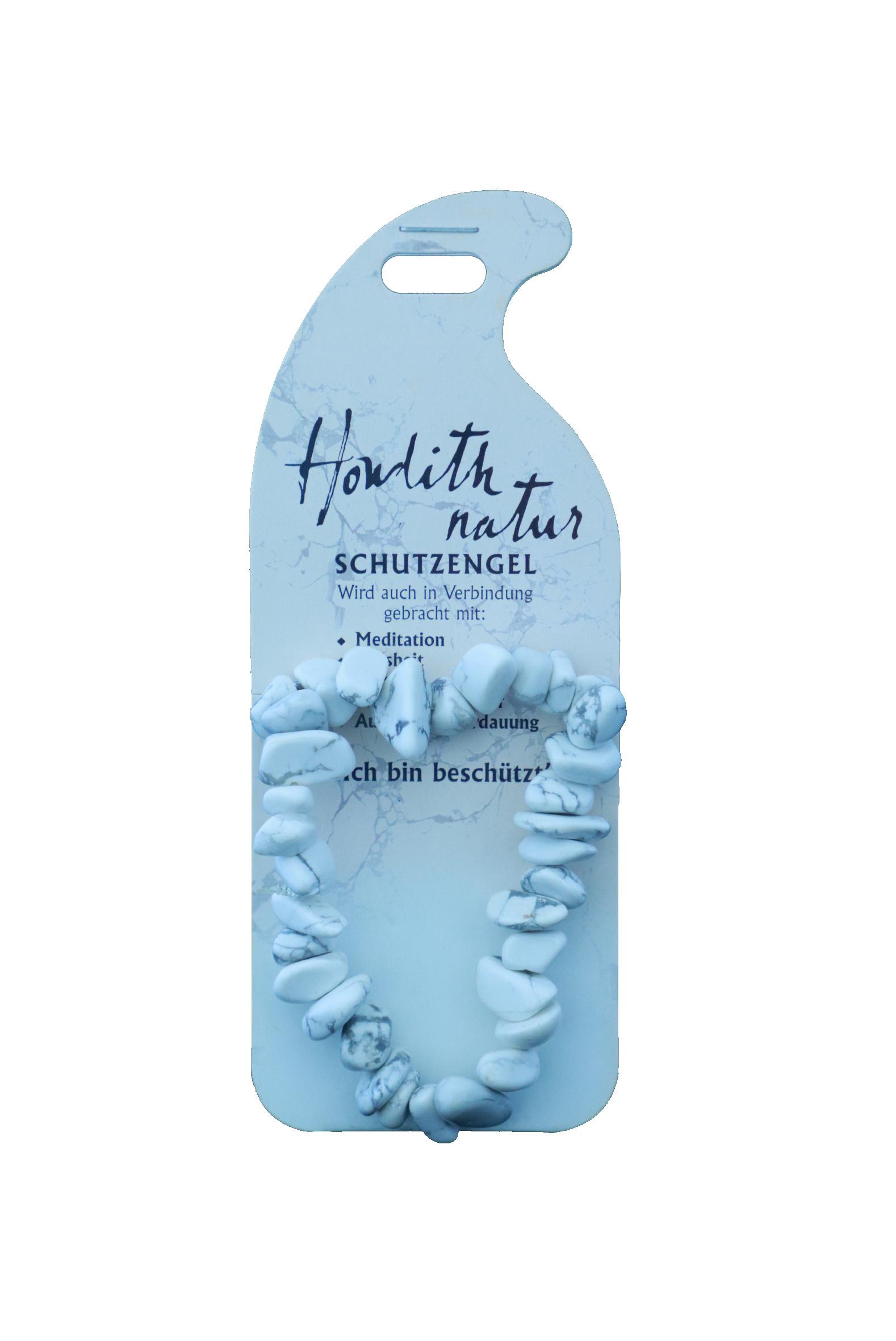 Armband Schutzengel - Howlith natur