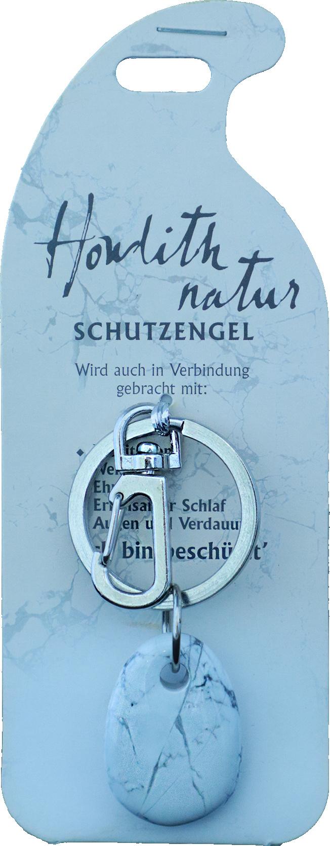 Produktbild Schlüsselanhänger Schutzengel - Howlith natur 2 von 2