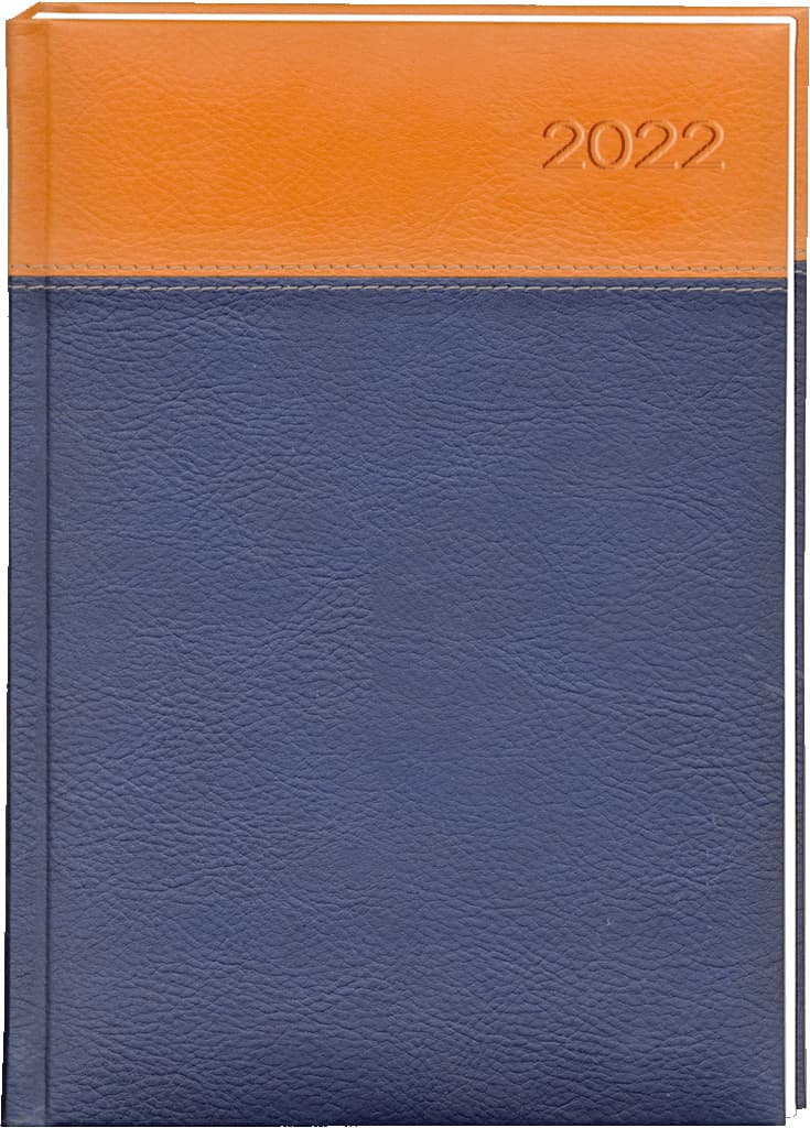 Kalender Classic Dispo Marbella blau/orange 17,2x24cm