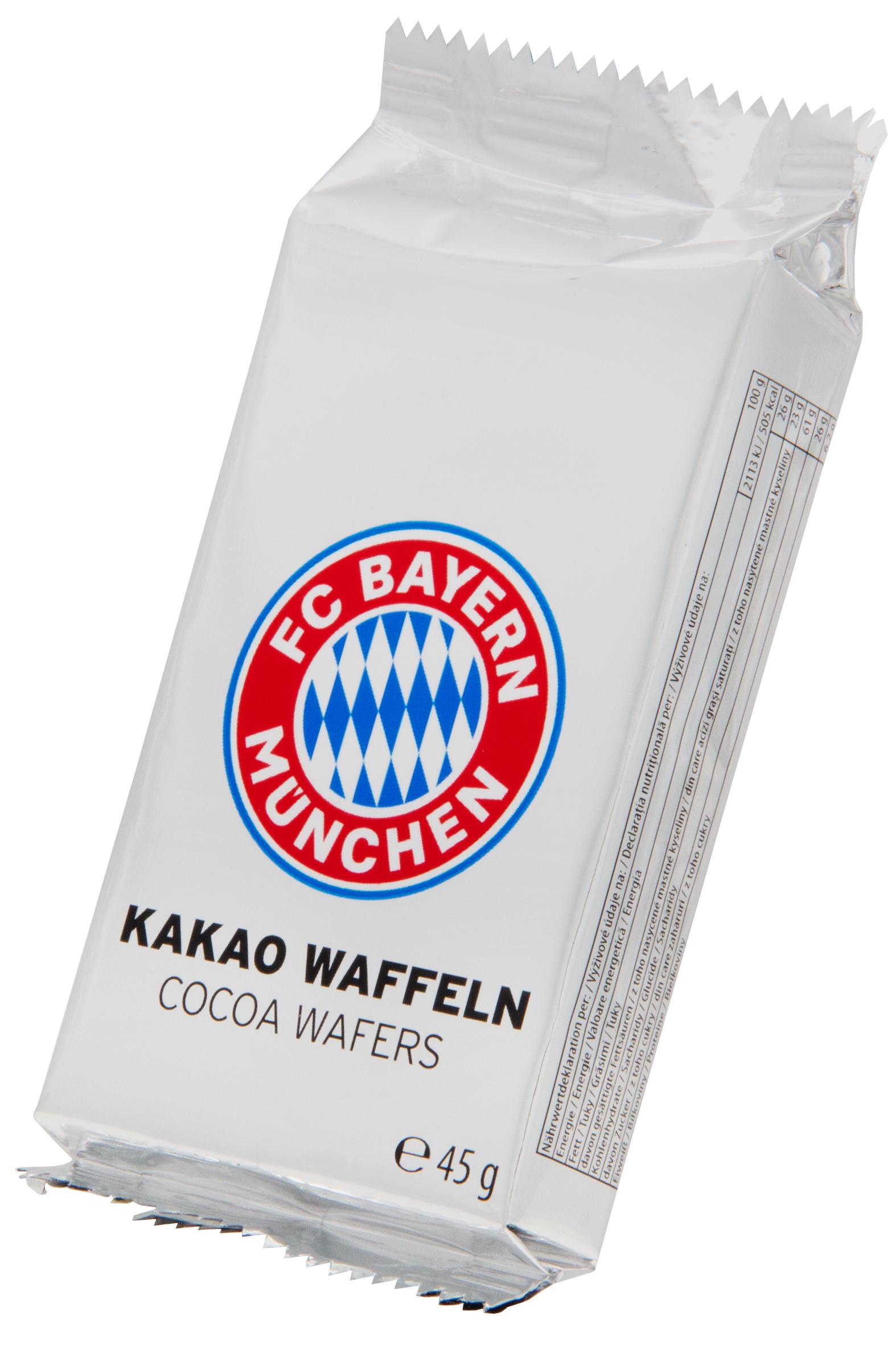 Produktbild FC BAYERN MÜNCHEN Waffeln mit Schokoladencreme 225g (5x45g) 2 von 2