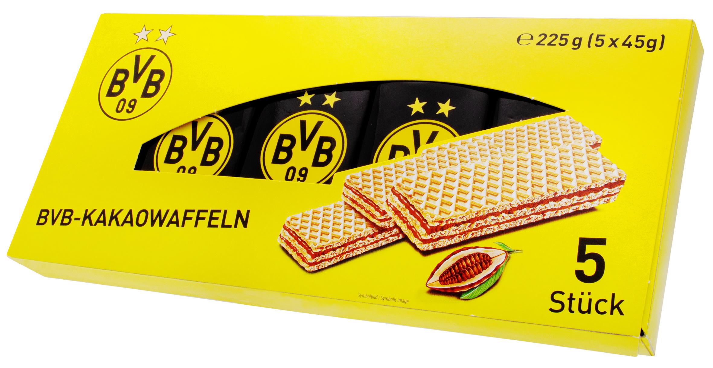 BVB Waffeln mit Schokoladencreme (5x45g) 225g