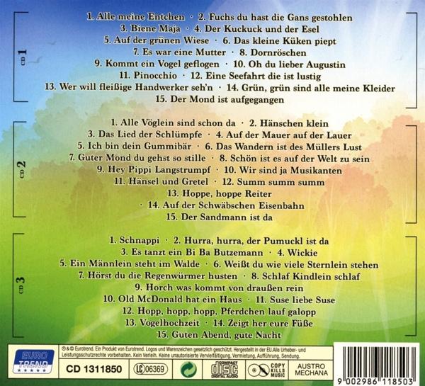 Produktbild Die schönsten Kinderlieder 3 von 3