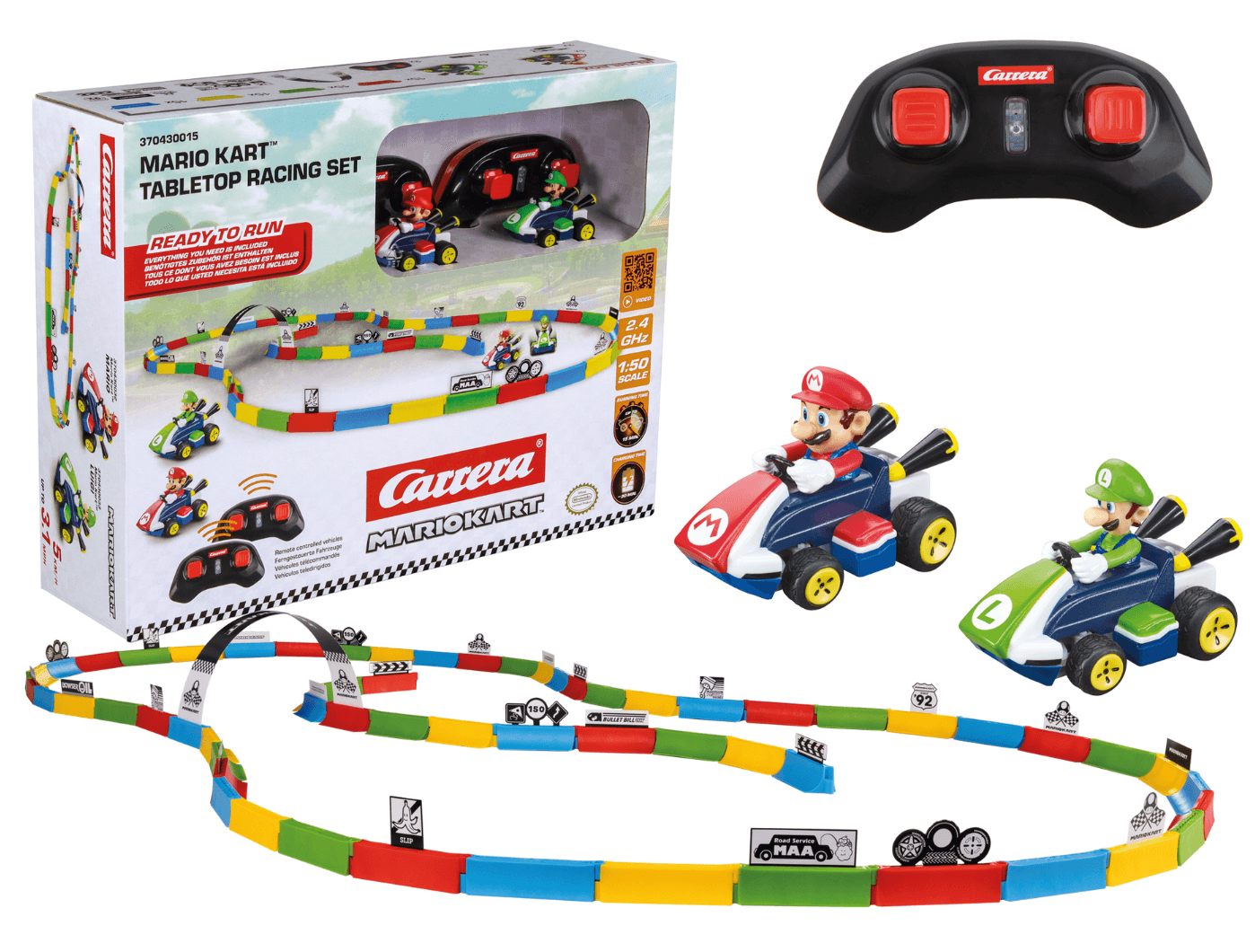 Carrera RC - Mario Kart™ Tabletop Racing Set – Rennspaß für Zuhause!