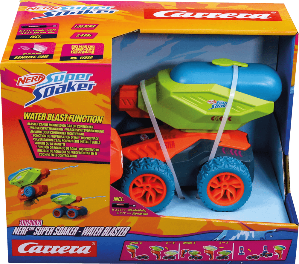 Carrera RC - 2,4GHz Nerf(TM) Super Soaker - Water Blaster RC