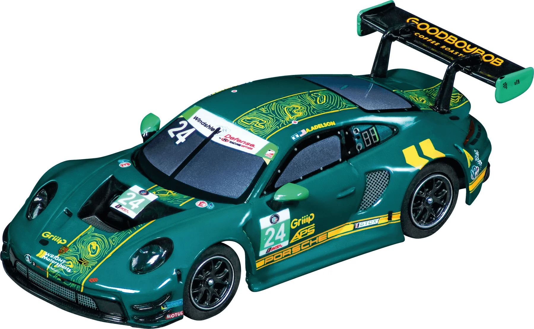Carrera HYBRID Porsche 911 GT3 R Wright Motorsports No. 24, 1:50