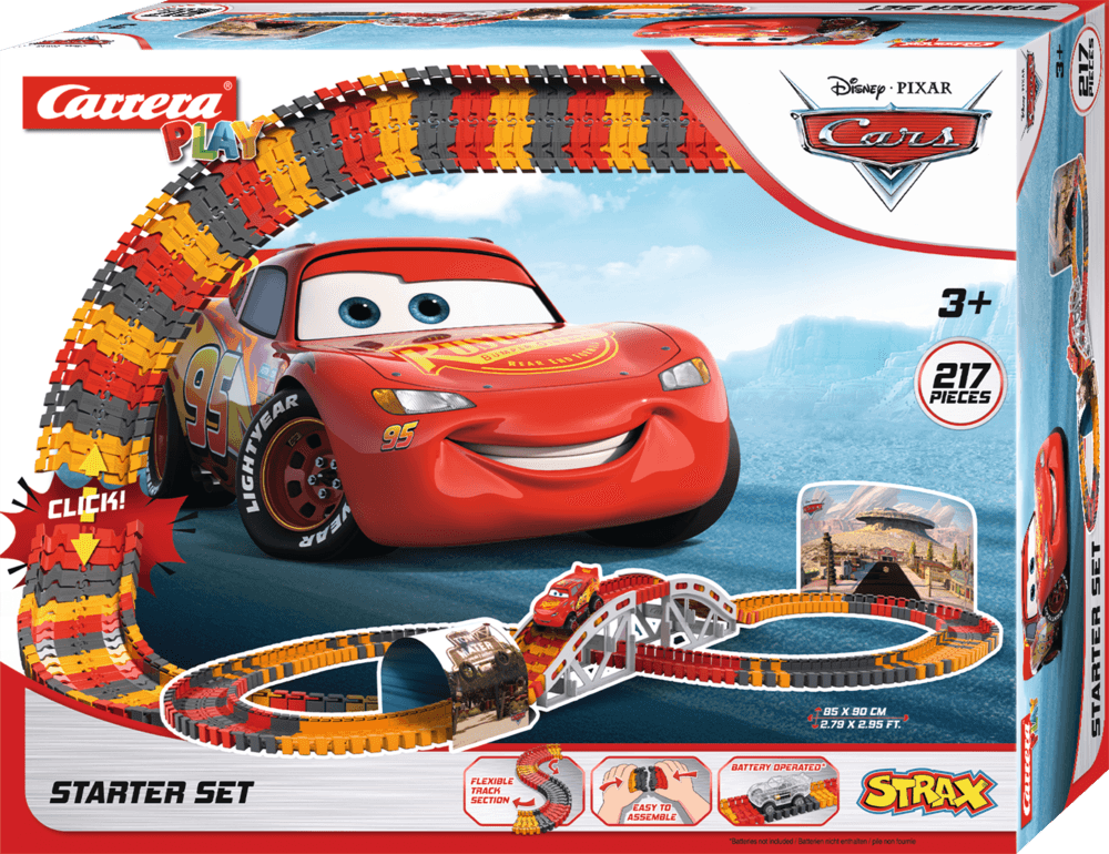Carrera STRAX Disney Pixar Cars Starter Set mit Lightning McQueen