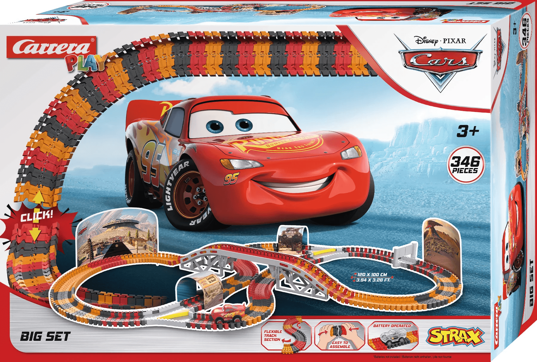 Carrera STRAX Disney Pixar Cars Big Set mit Lightning McQueen