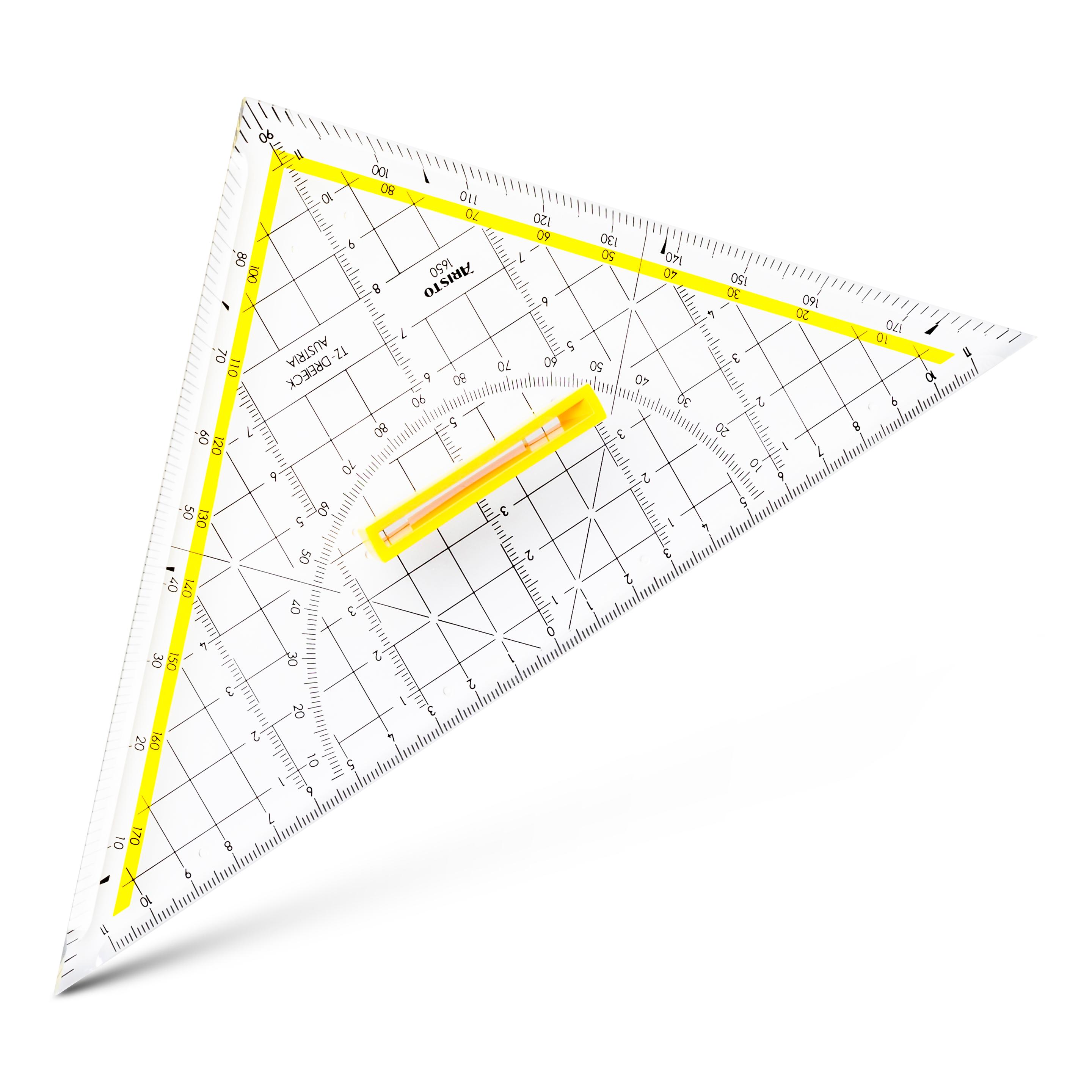 ARISTO TZ-Dreieck mit abnehmbaren Griff 22,5cm
