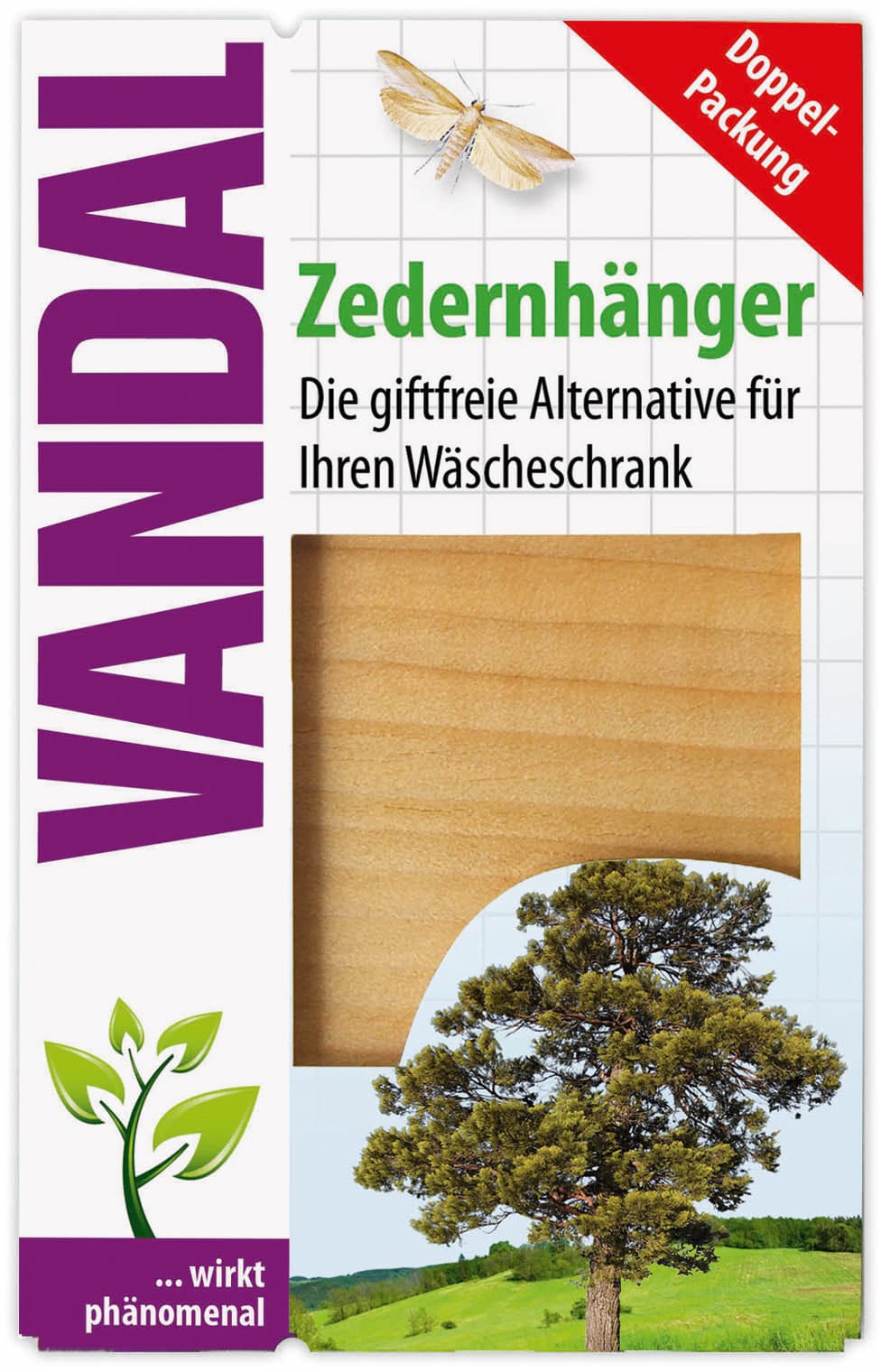 Vandal Zedernholz Mottenhänger