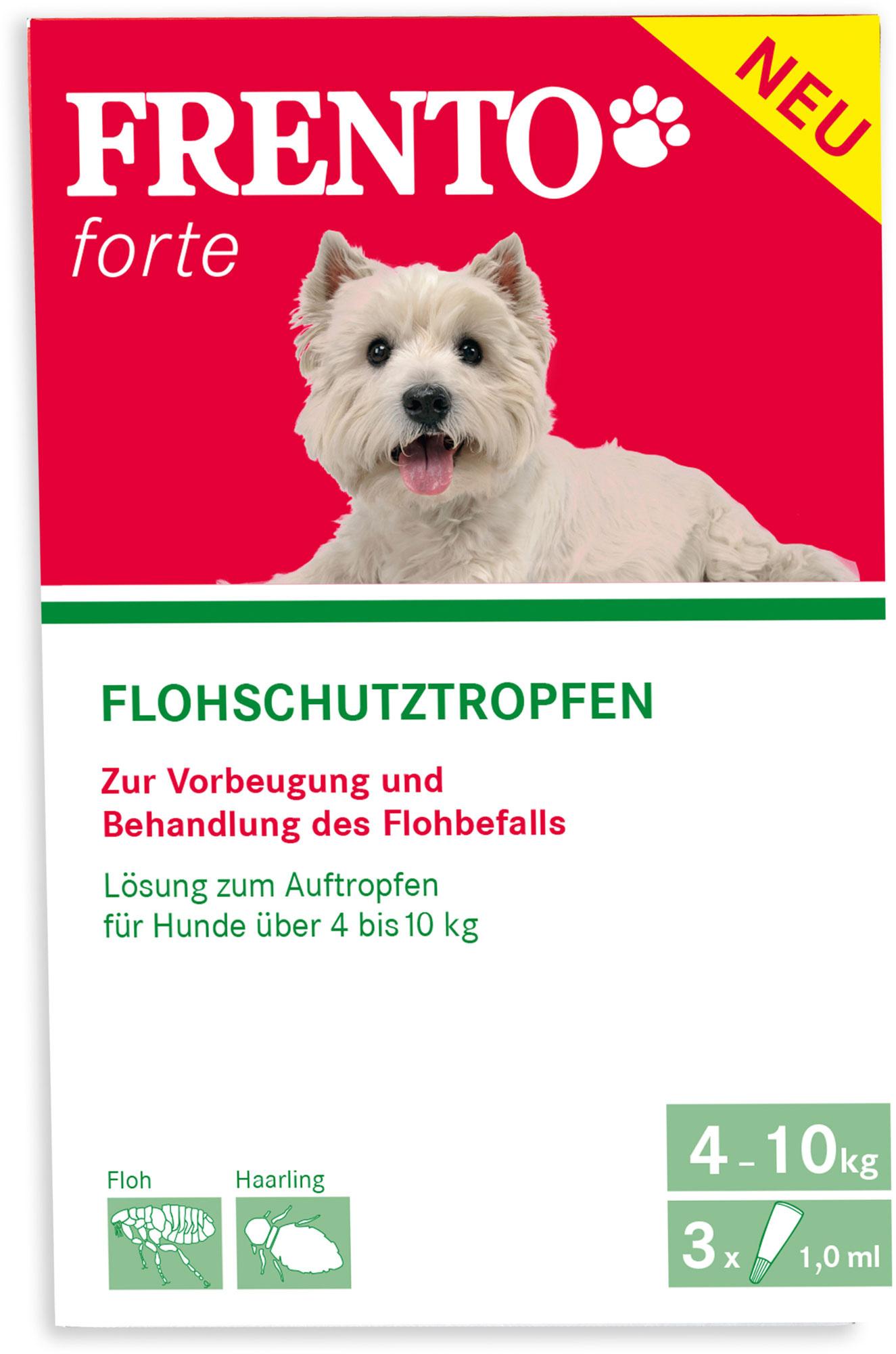 Frento Floh- und Zeckentropfen für kleine Hunde