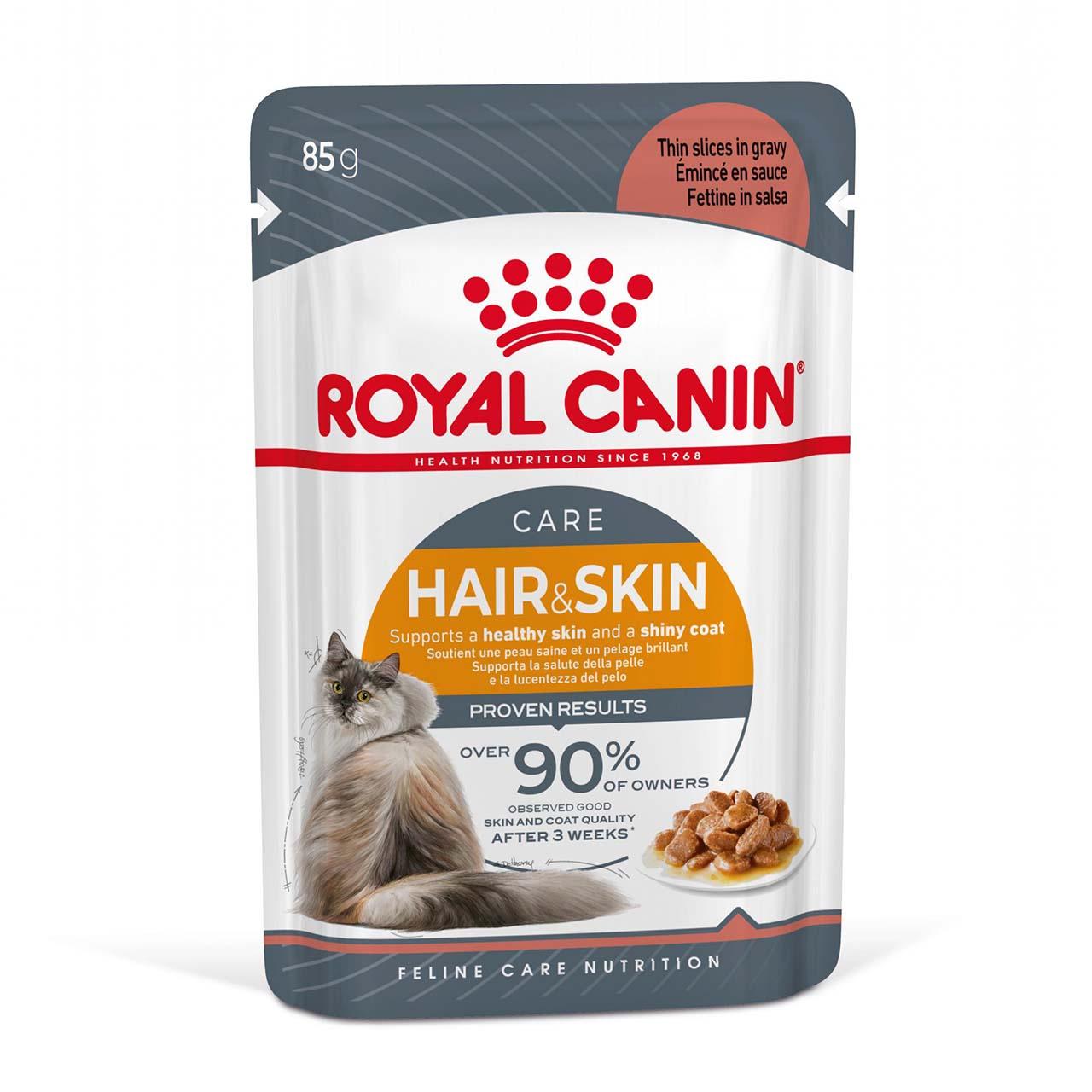ROYAL CANIN Katzennassfutter Feline Care Nutrition Hair&Skin in Soße