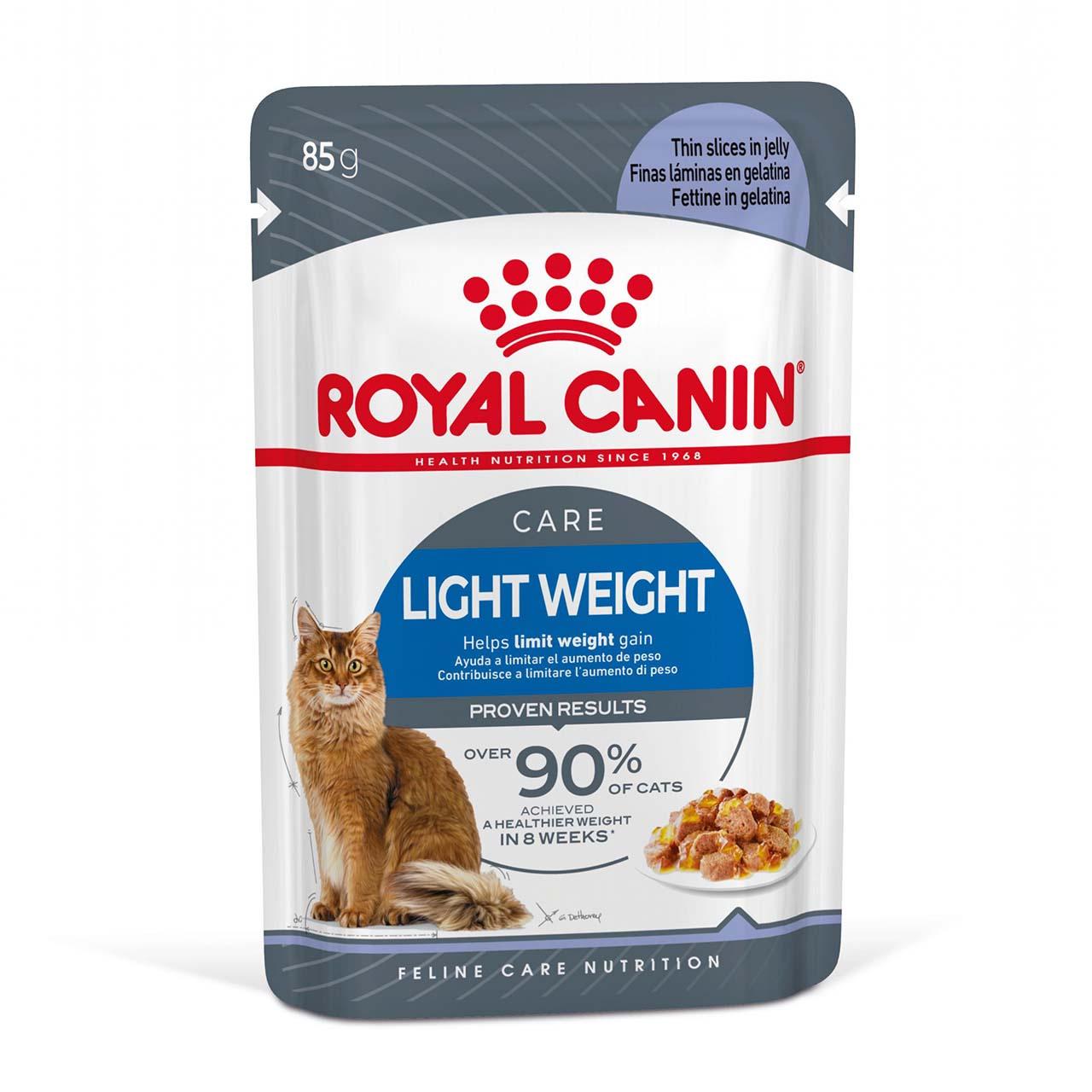 ROYAL CANIN Katzennassfutter Feline Care Nutrition Light Weight Care in Gelee