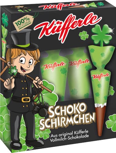 Küfferle Schoko Schirmchen GLÜCKSBRINGER