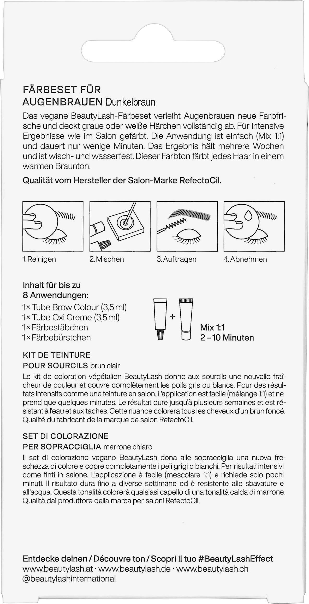 Produktbild BeautyLash Brow&Lash Colour dunkelbraun 2 von 3