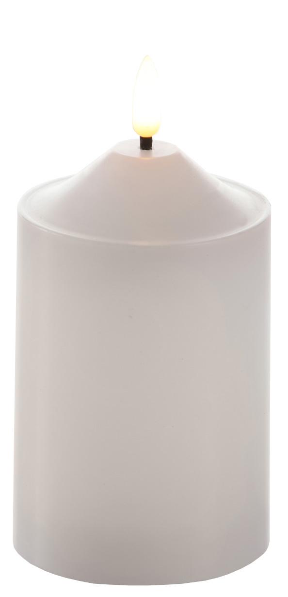 flower Power 3D LED Stumpenkerzen VELA mittel