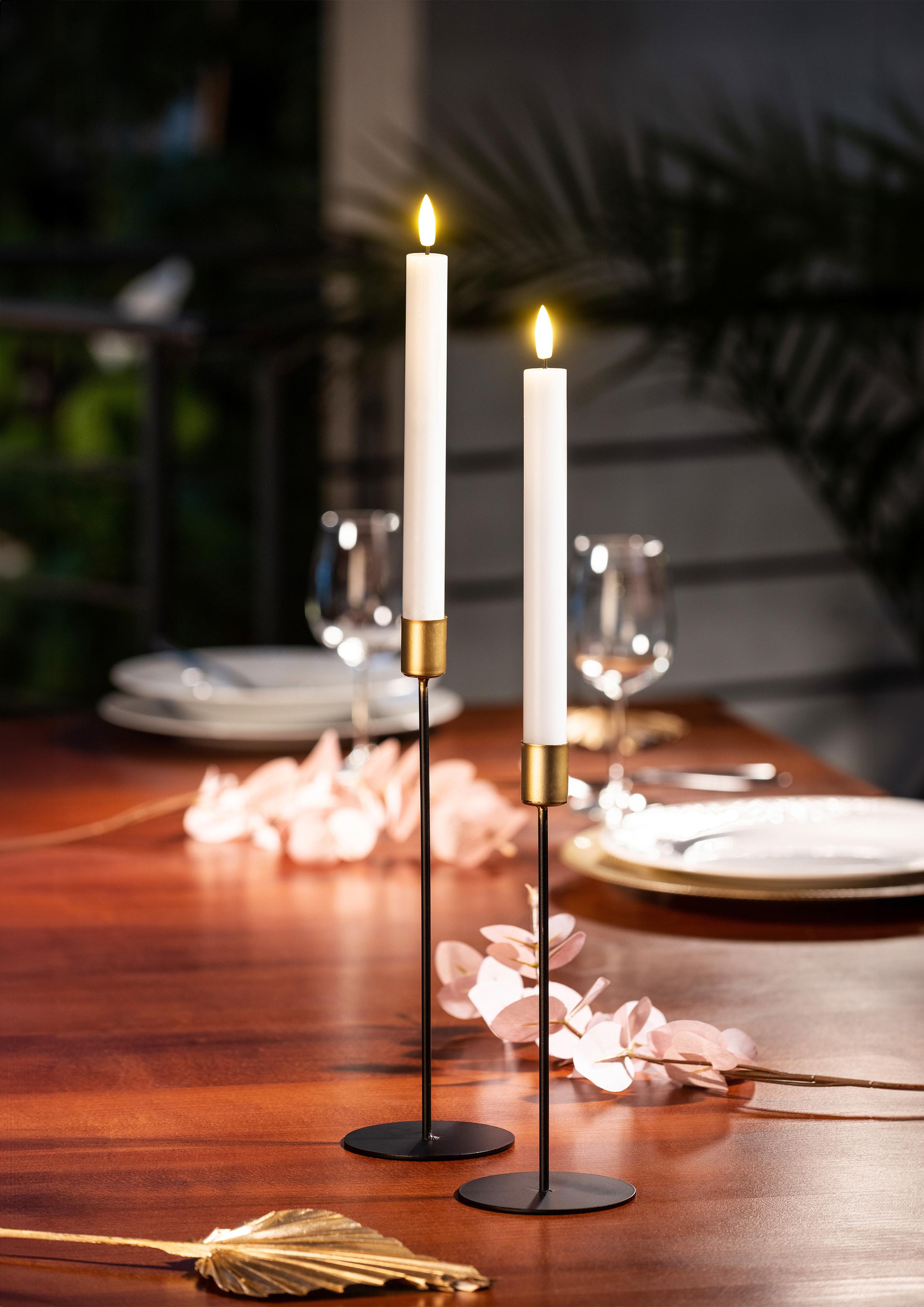Produktbild flower Power 3D LED Stabkerze NOVITA 2er Set 2 von 2
