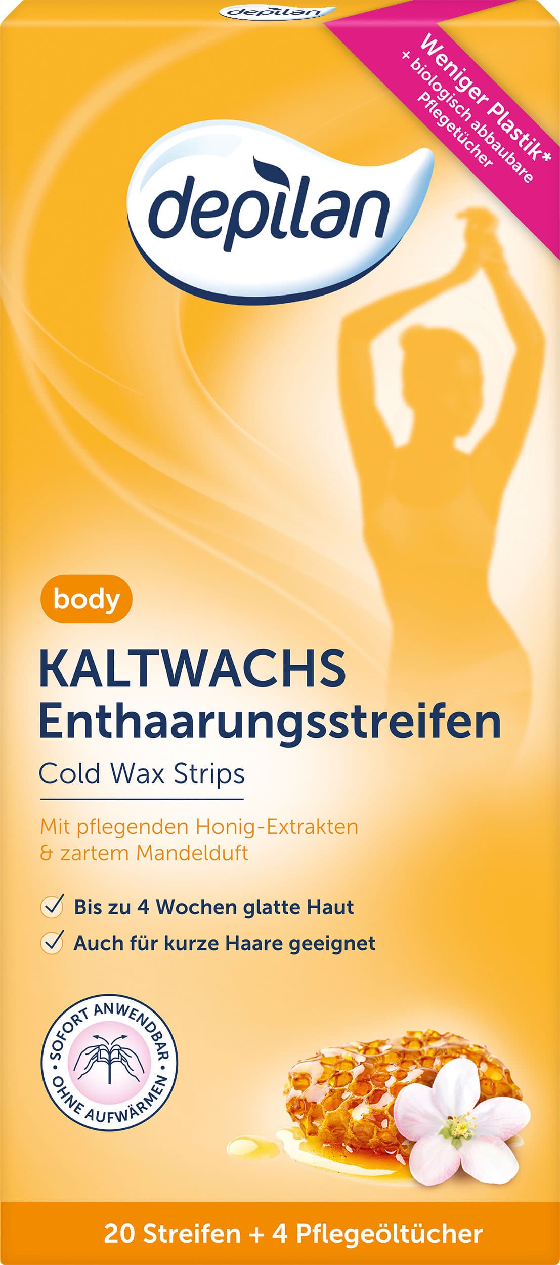 Depilan Body Kaltwachs Enthaarungsstreifen