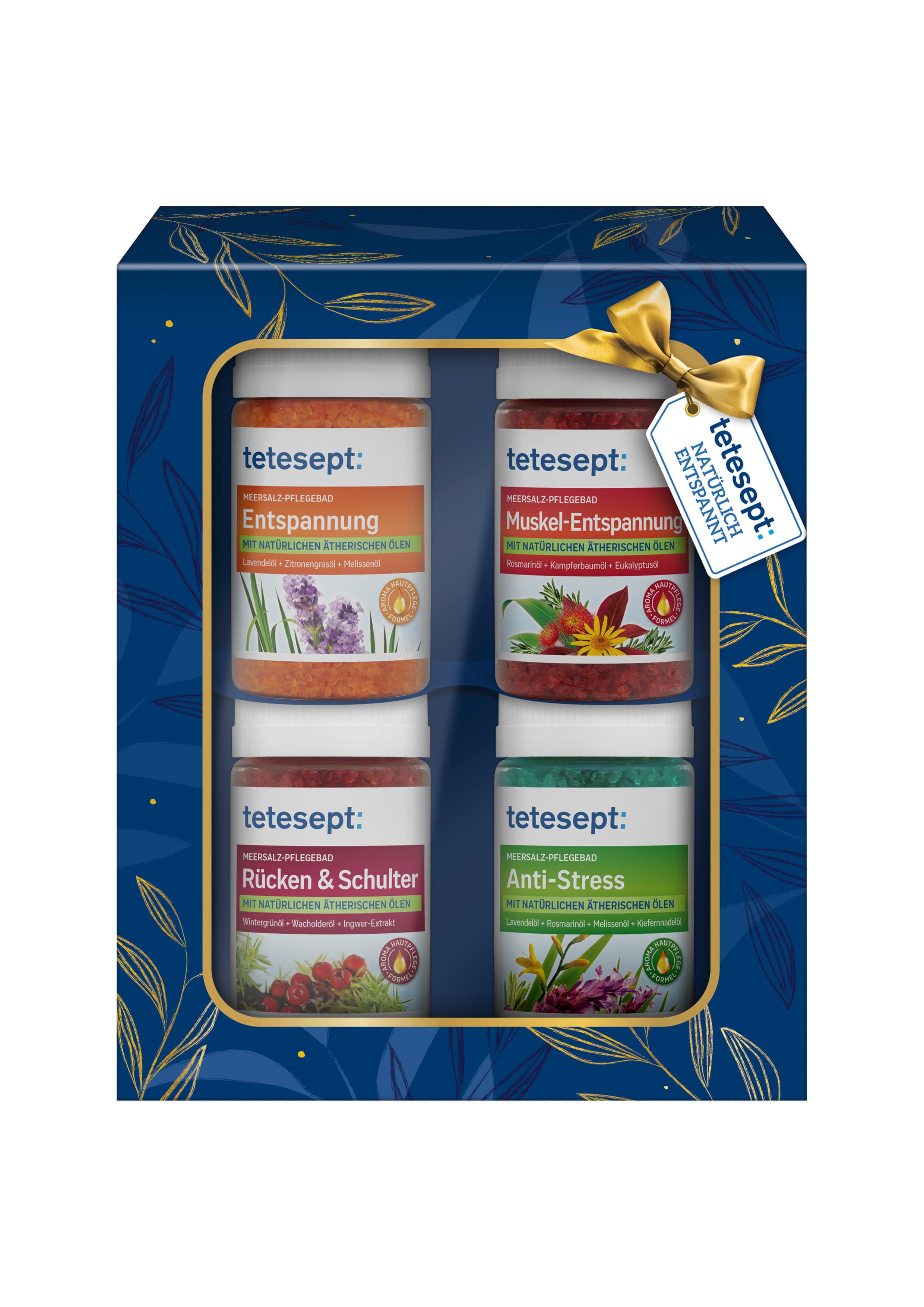 tetesept Natürlich Entspannt Gesundheits-Meersalze Geschenkpackung