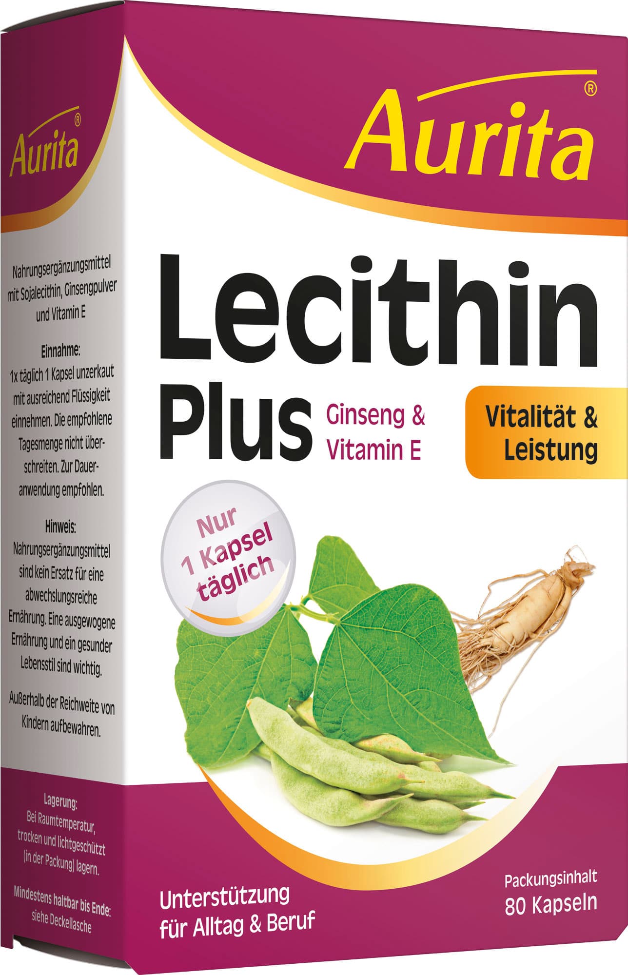 Aurita Kapseln Lecithin Plus