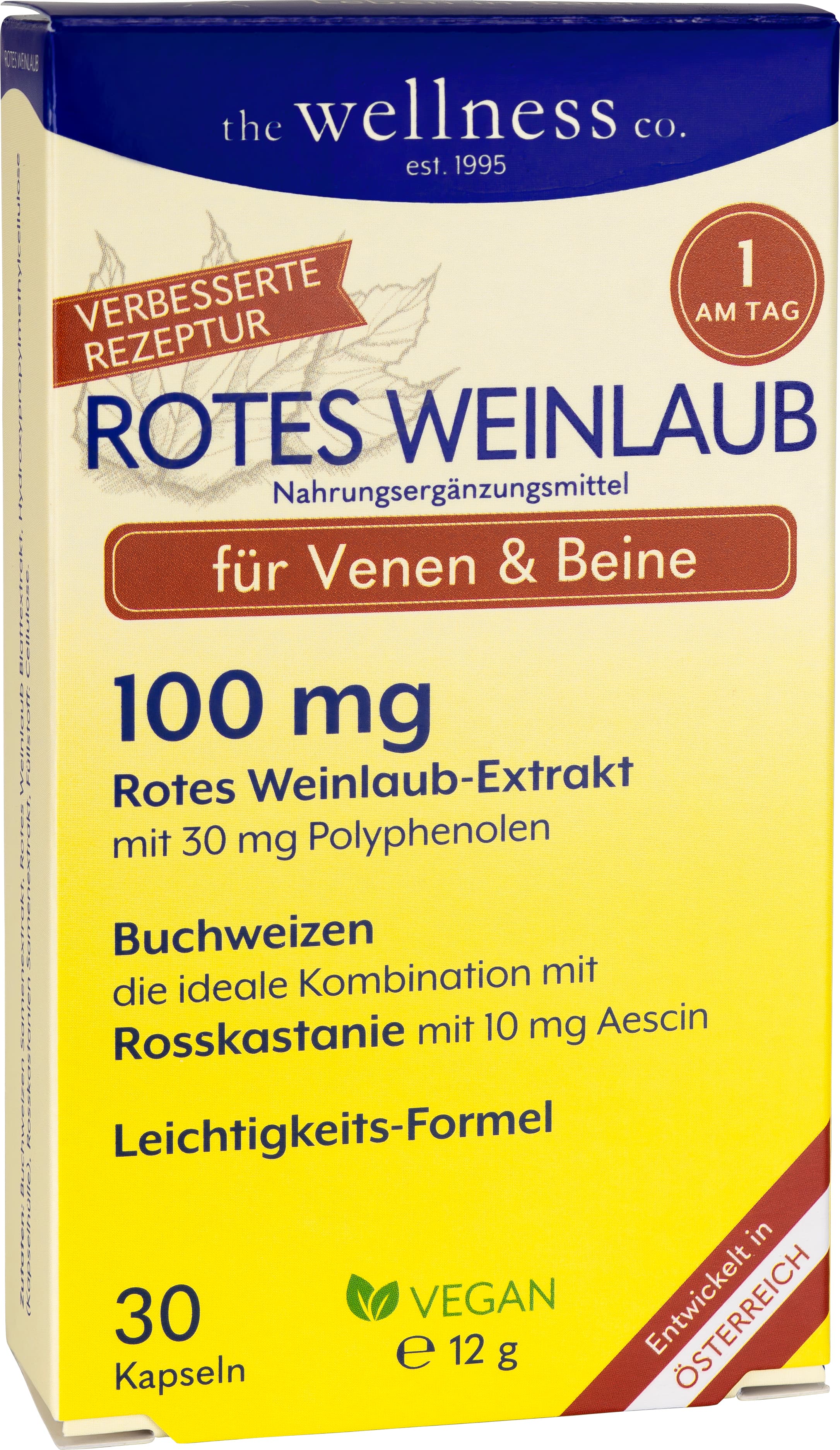 Produktbild The Wellness Co Rotes Weinlaub 2 von 3