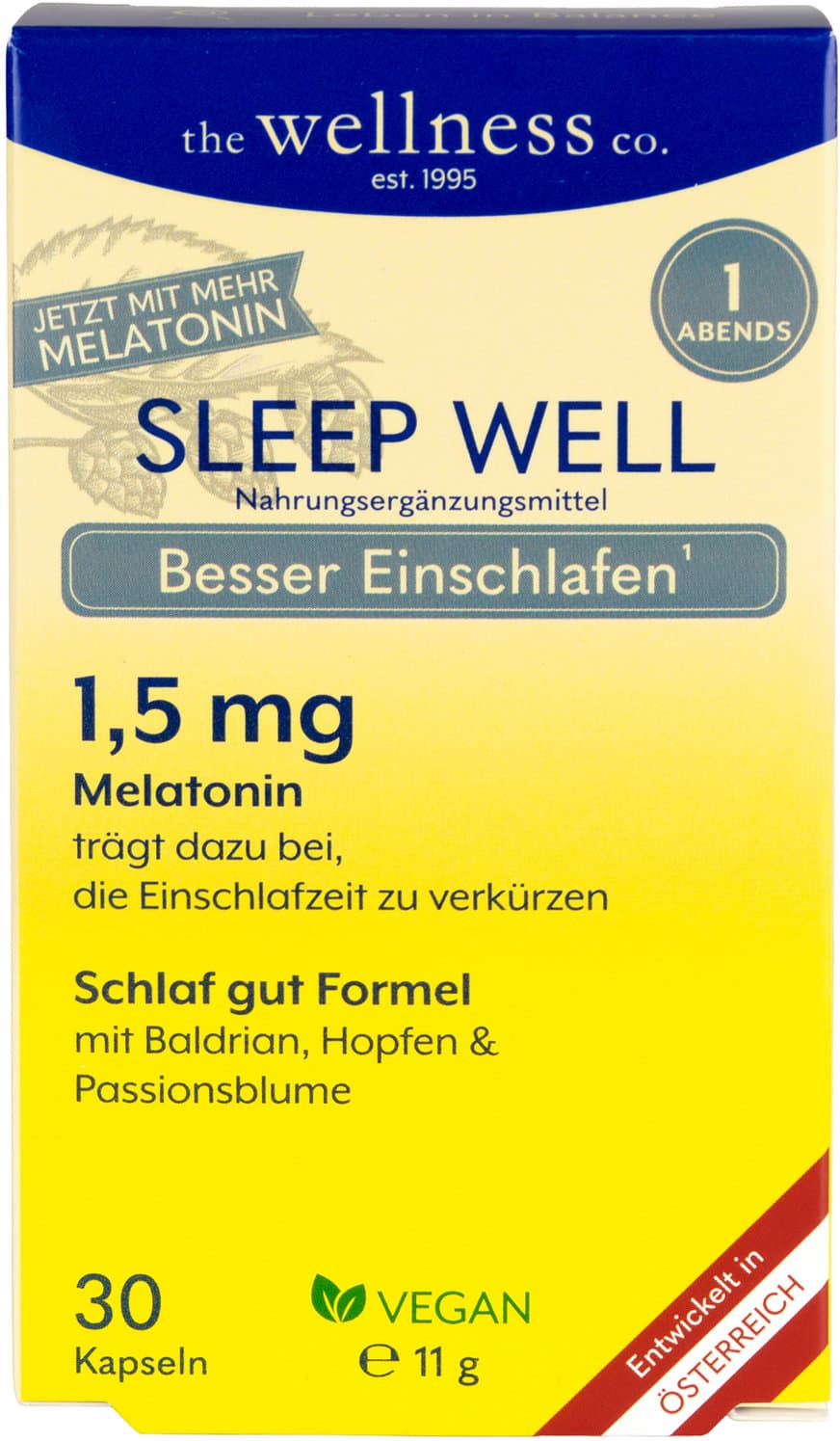 The Wellness Co Sleep Well Melatonin