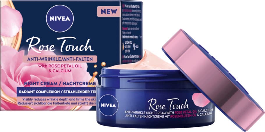 NIVEA Rose Touch Nachtcreme Anti Falten