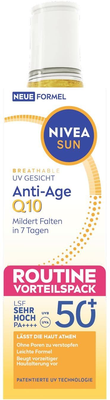 NIVEA Sun UV Gesicht Anti Age Q10 LSF 50+ Geschenkpackung