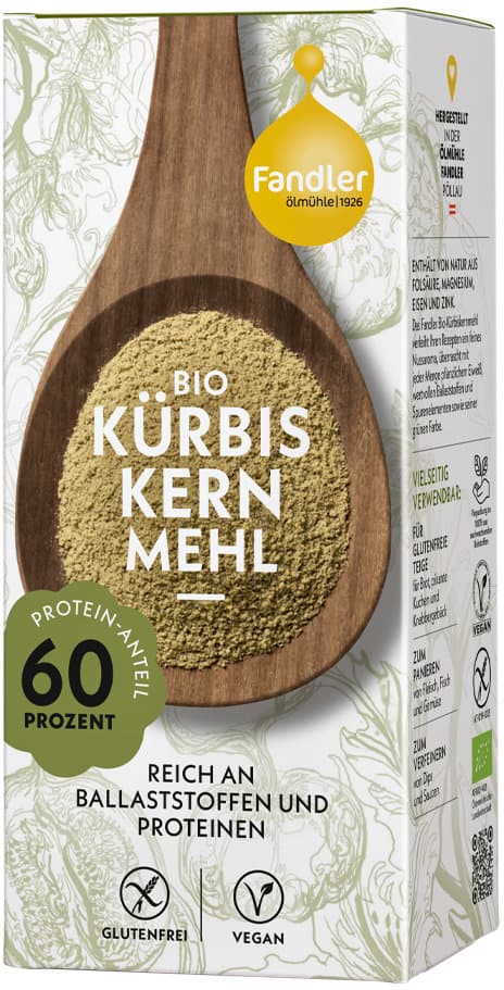 Fandler Bio Kürbiskernmehl teilentölt