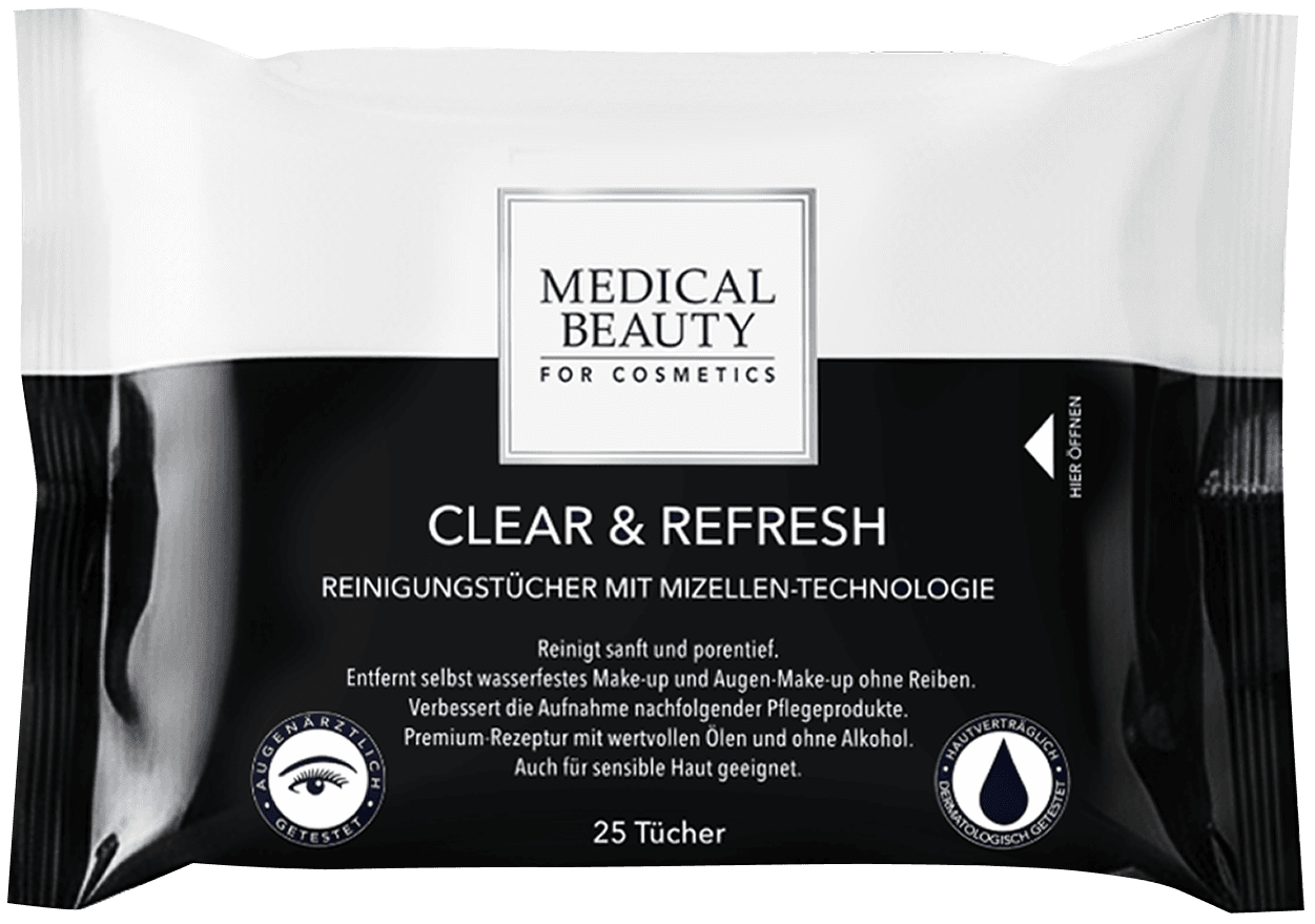 Medical beauty for Cosmetics Clear & Refreh Reinigungstücher