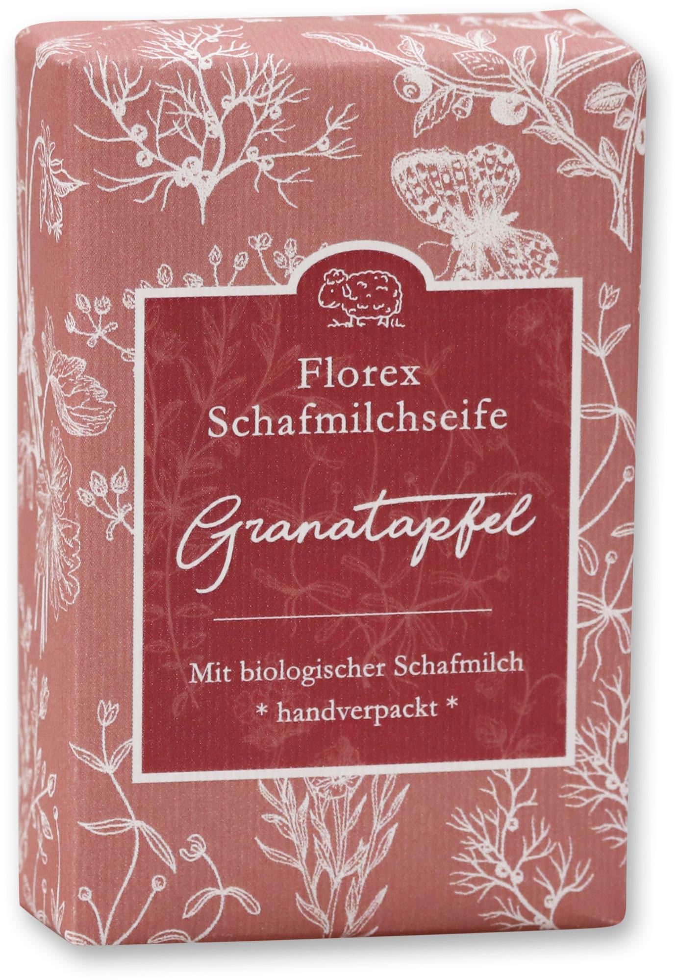 Florex Schafsmilchseife Granatapfel
