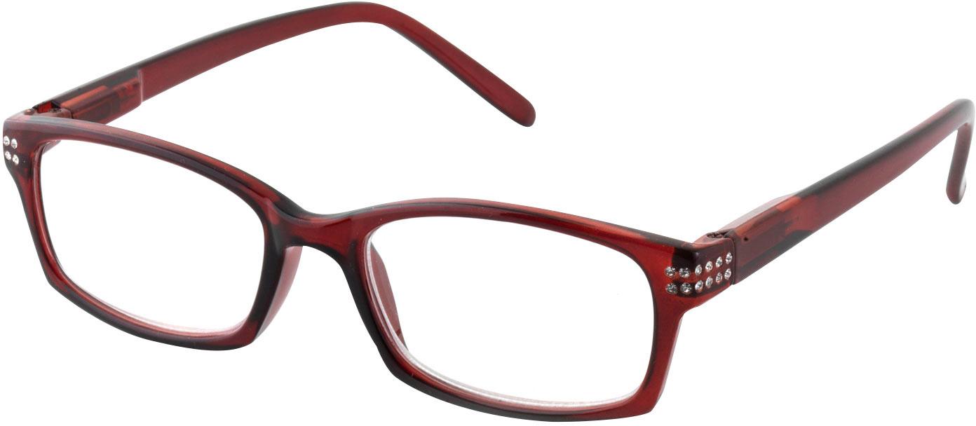 Quickreader Lesehilfe KLH142-1+1.50 Kunststoff Rot + Steine