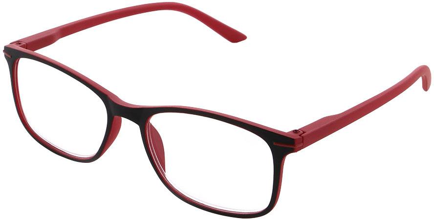 Quickreader Lesehilfe KLH177-2 +1.00 Kunststoff Schwarz-Rot