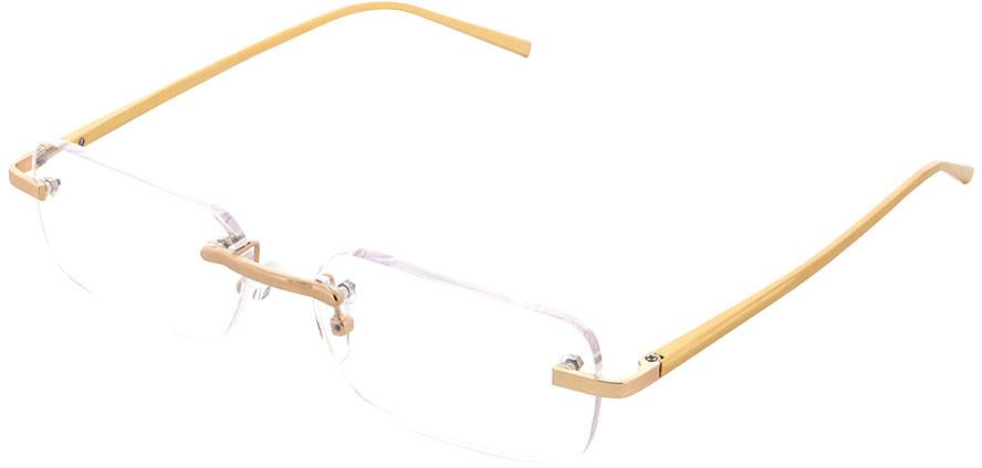 Quickreader Lesehilfe MLH060-1 +2.00 Aluminium Matt Gold