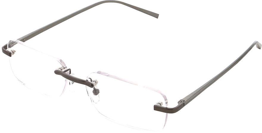 Quickreader Lesehilfe MLH060-2+2.00 Aluminium Matt Grau