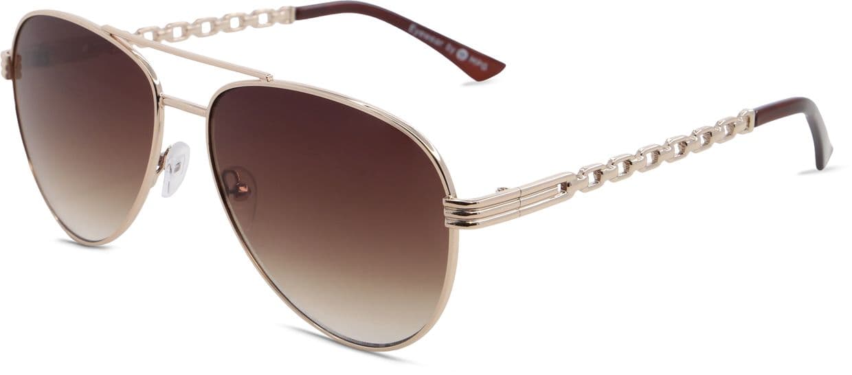 Basley Sun Damen Sonnenbrille Gold