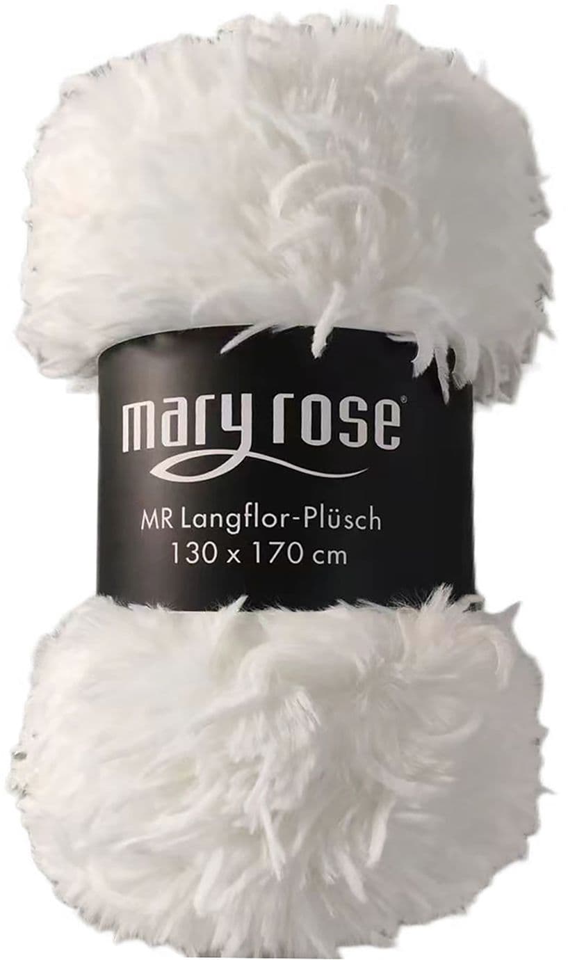 Mary Rose Langflor-Plüschdecke 130x170cm
