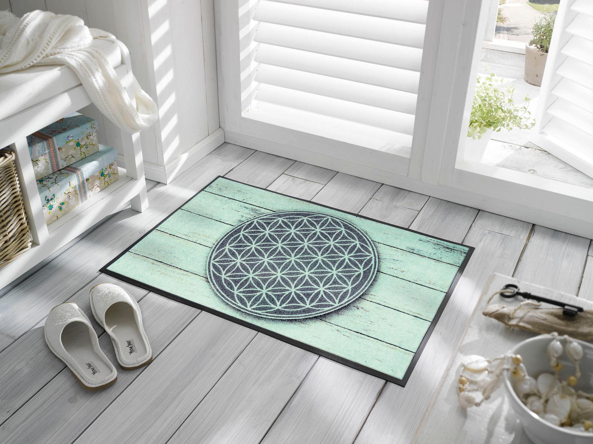 Produktbild wash+dry Fußmatte Pattern of Life 50x75cm 2 von 2
