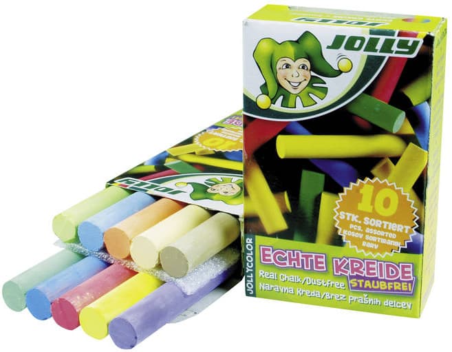 Jollycolor Kreide 10er Pack farbig